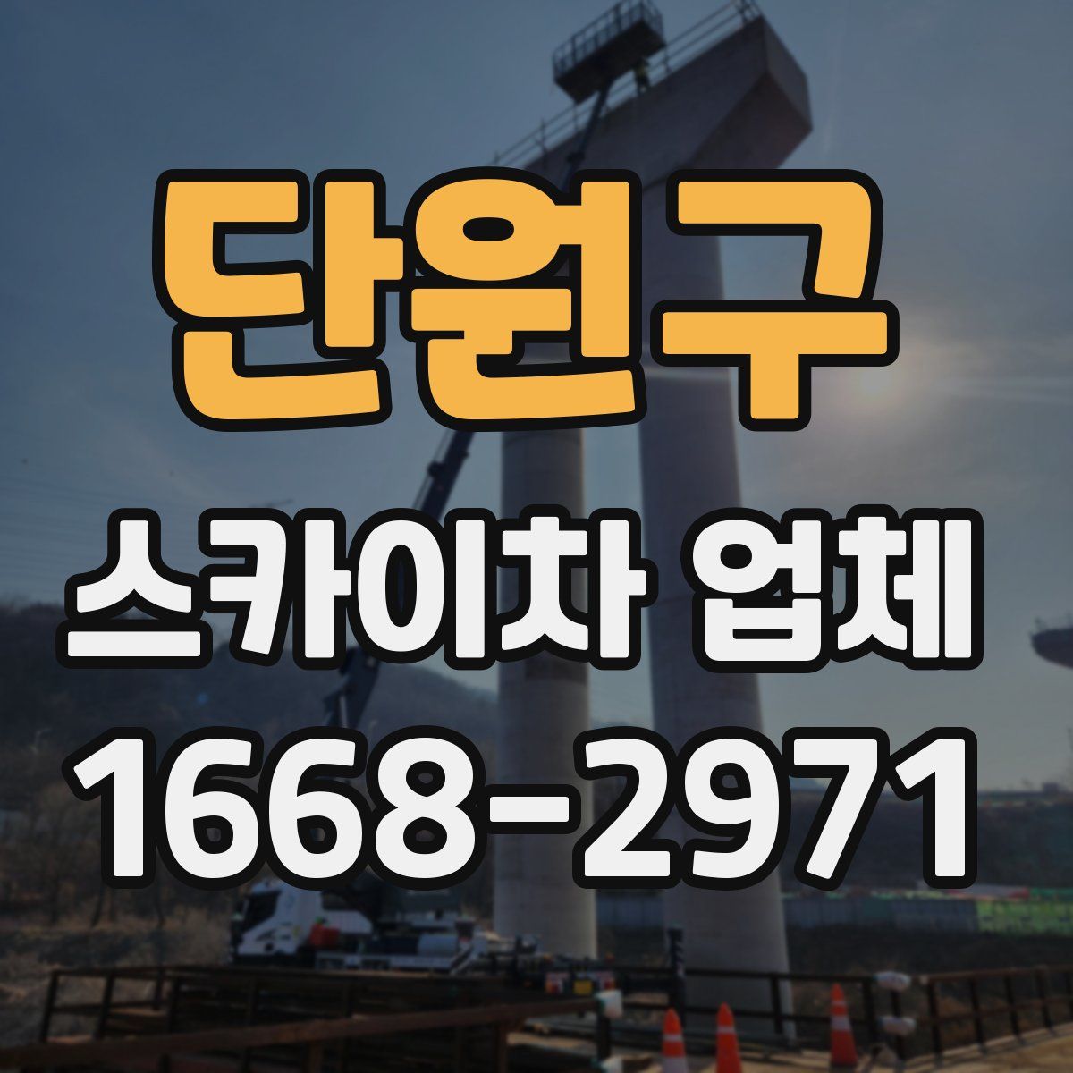 단원구 스카이차 업체