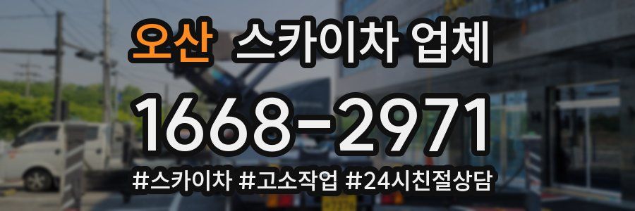 오산 스카이차 업체