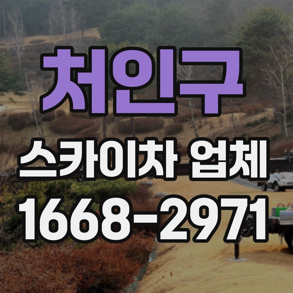처인구 스카이차 업체