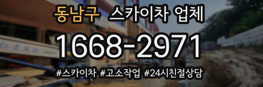동남구 스카이차 업체