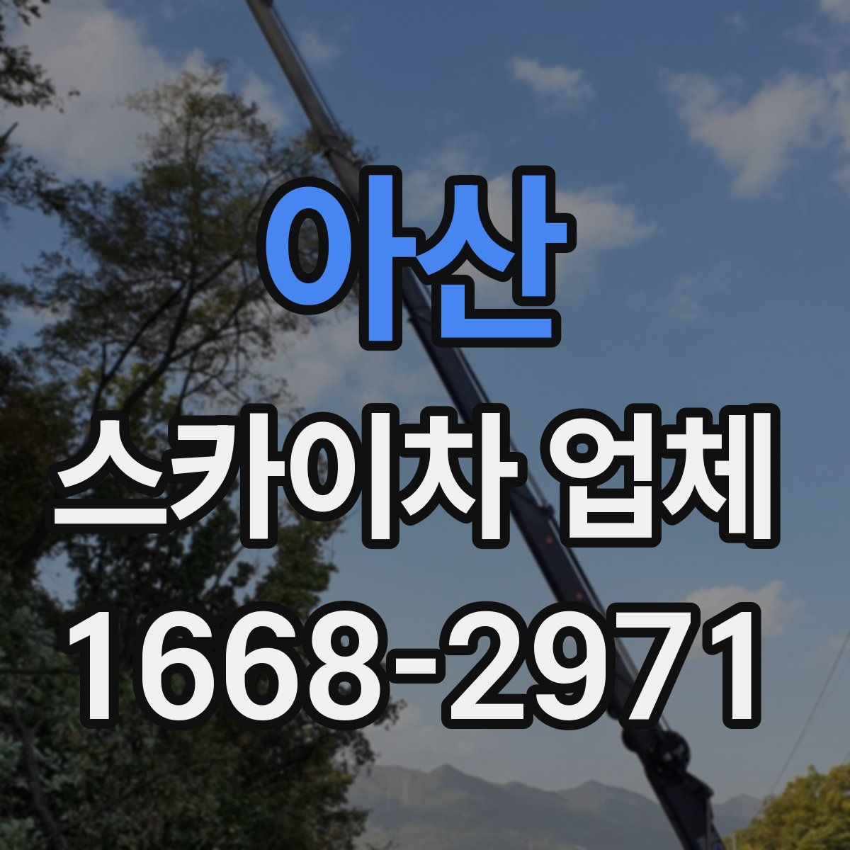 아산 스카이차 업체