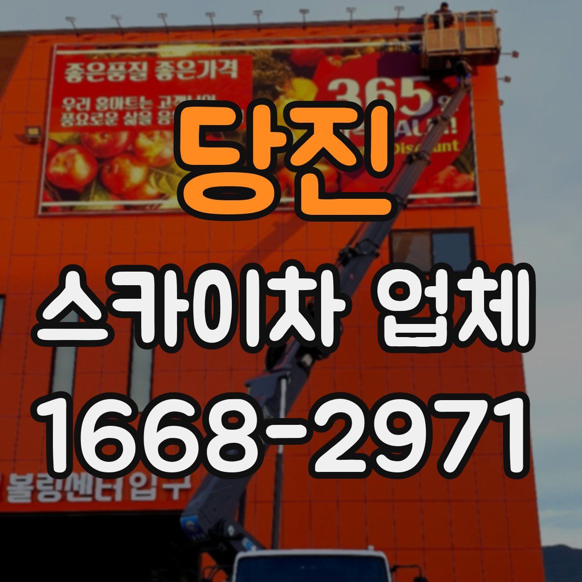 당진 스카이차 업체