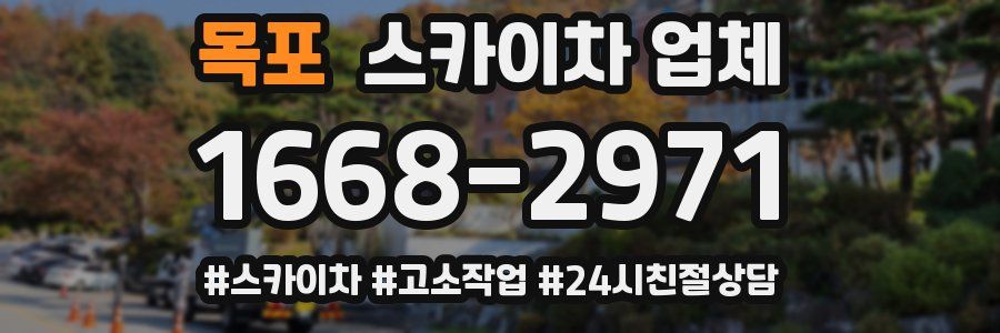 목포 스카이차 업체