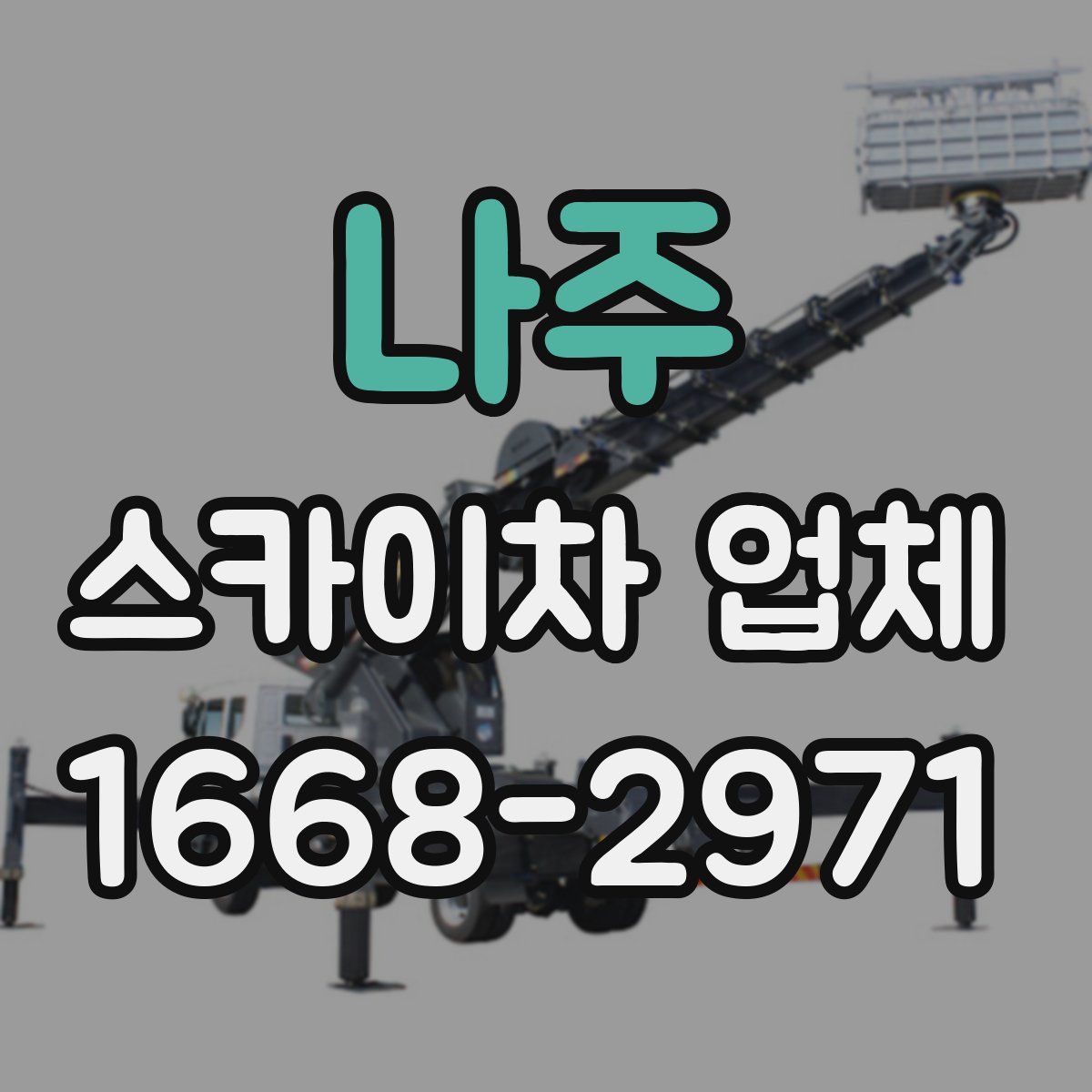 나주 스카이차 업체