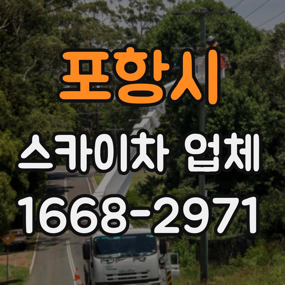 포항시 스카이차 업체