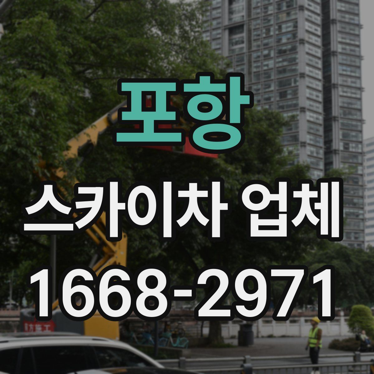 포항 스카이차 업체