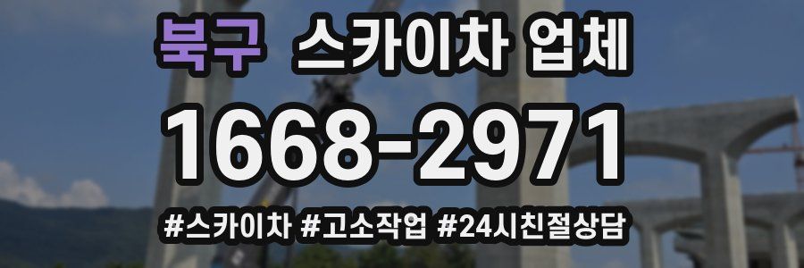 북구 스카이차 업체