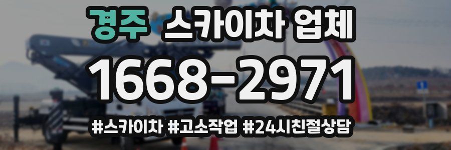 경주 스카이차 업체