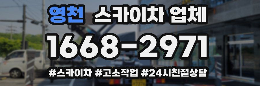 영천 스카이차 업체