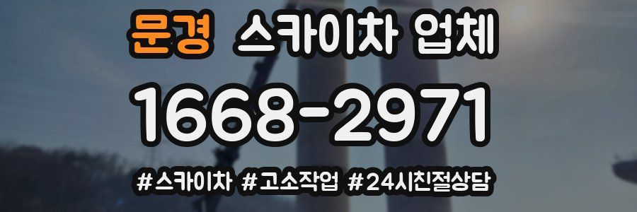 문경 스카이차 업체
