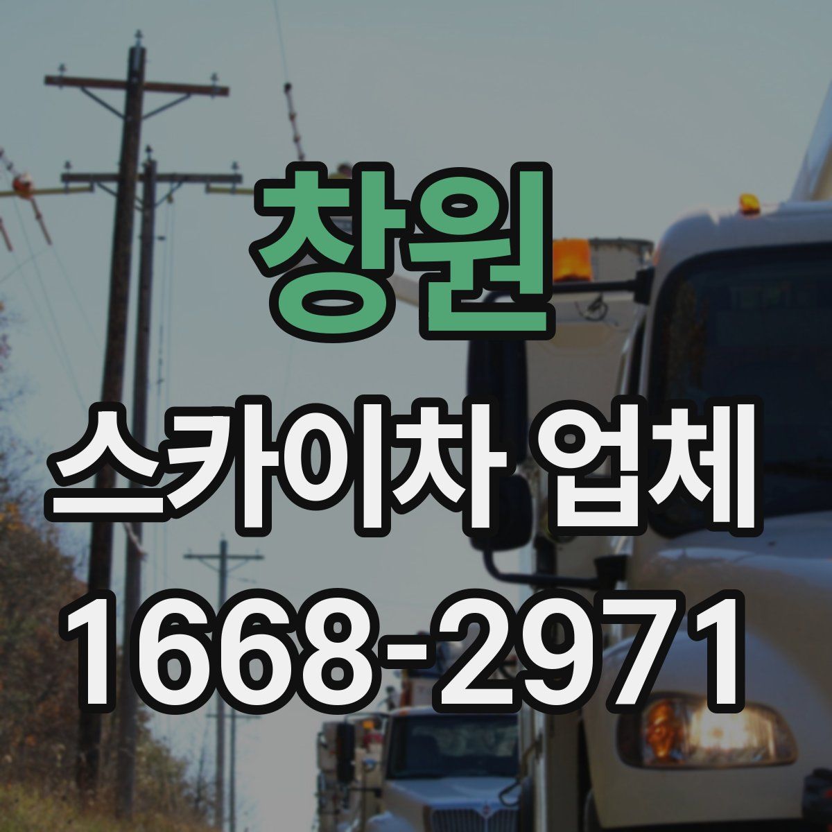창원 스카이차 업체