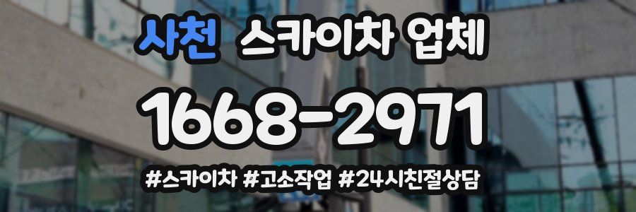 사천 스카이차 업체