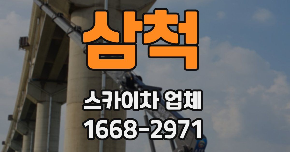 삼척 스카이차 업체