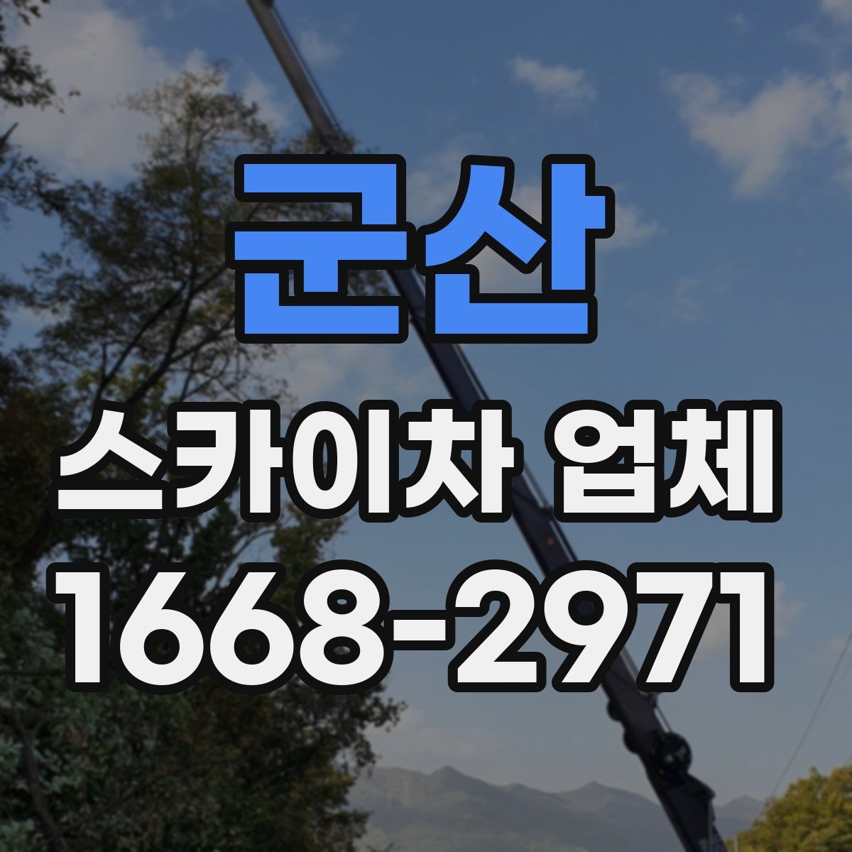 군산 스카이차 업체