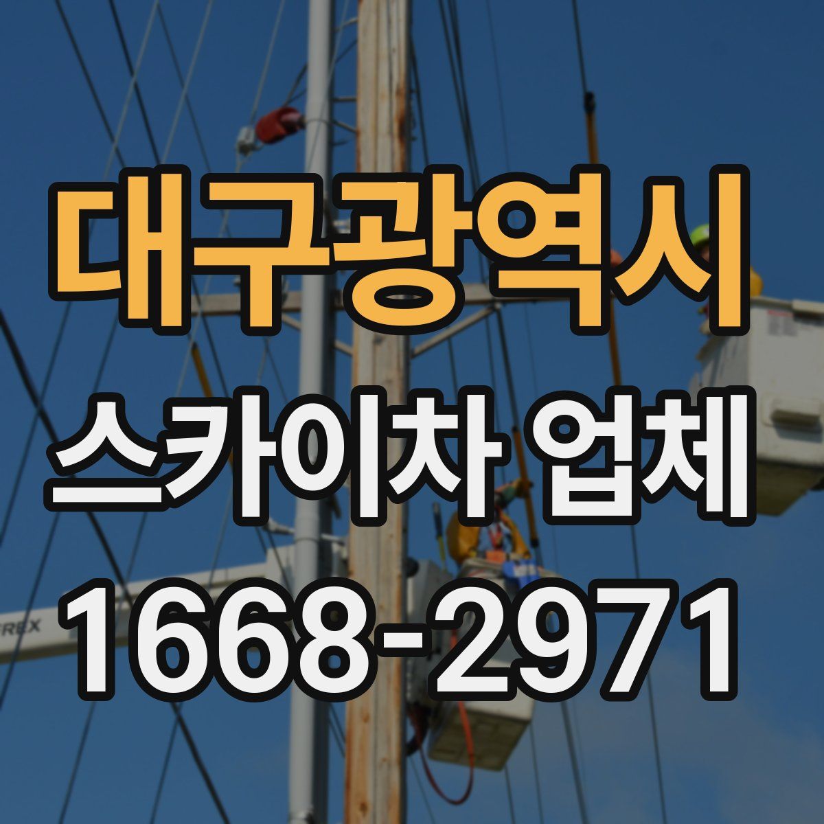 대구광역시 스카이차 업체