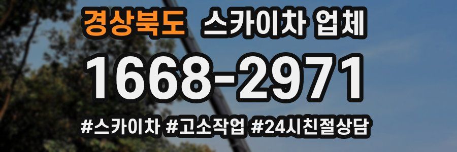 경상북도 스카이차 업체