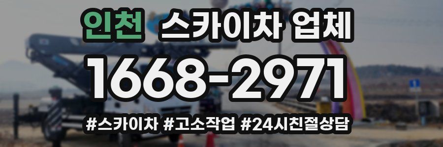 인천 스카이차 업체