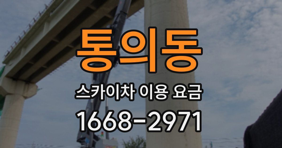 통의동 스카이차 이용 요금