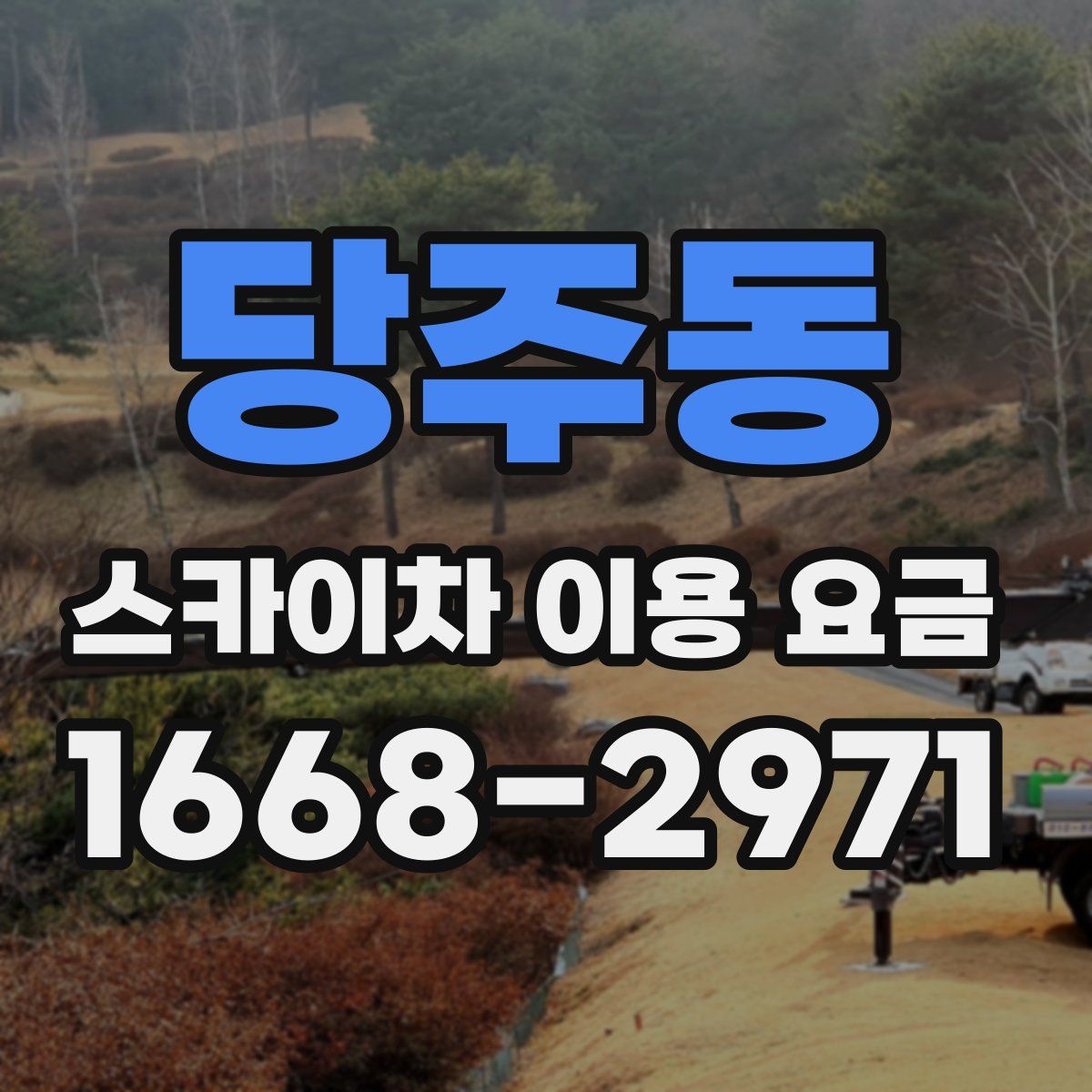 당주동 스카이차 이용 요금