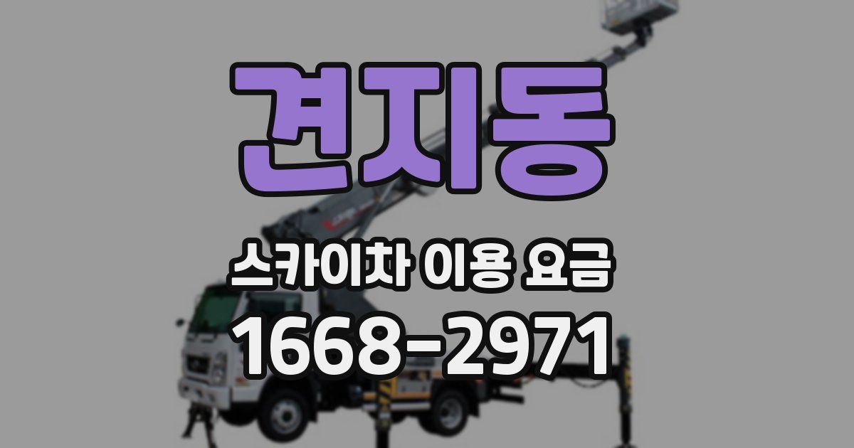 견지동 스카이차 이용 요금