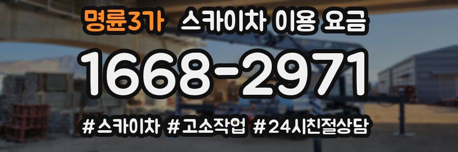 명륜3가 스카이차 이용 요금