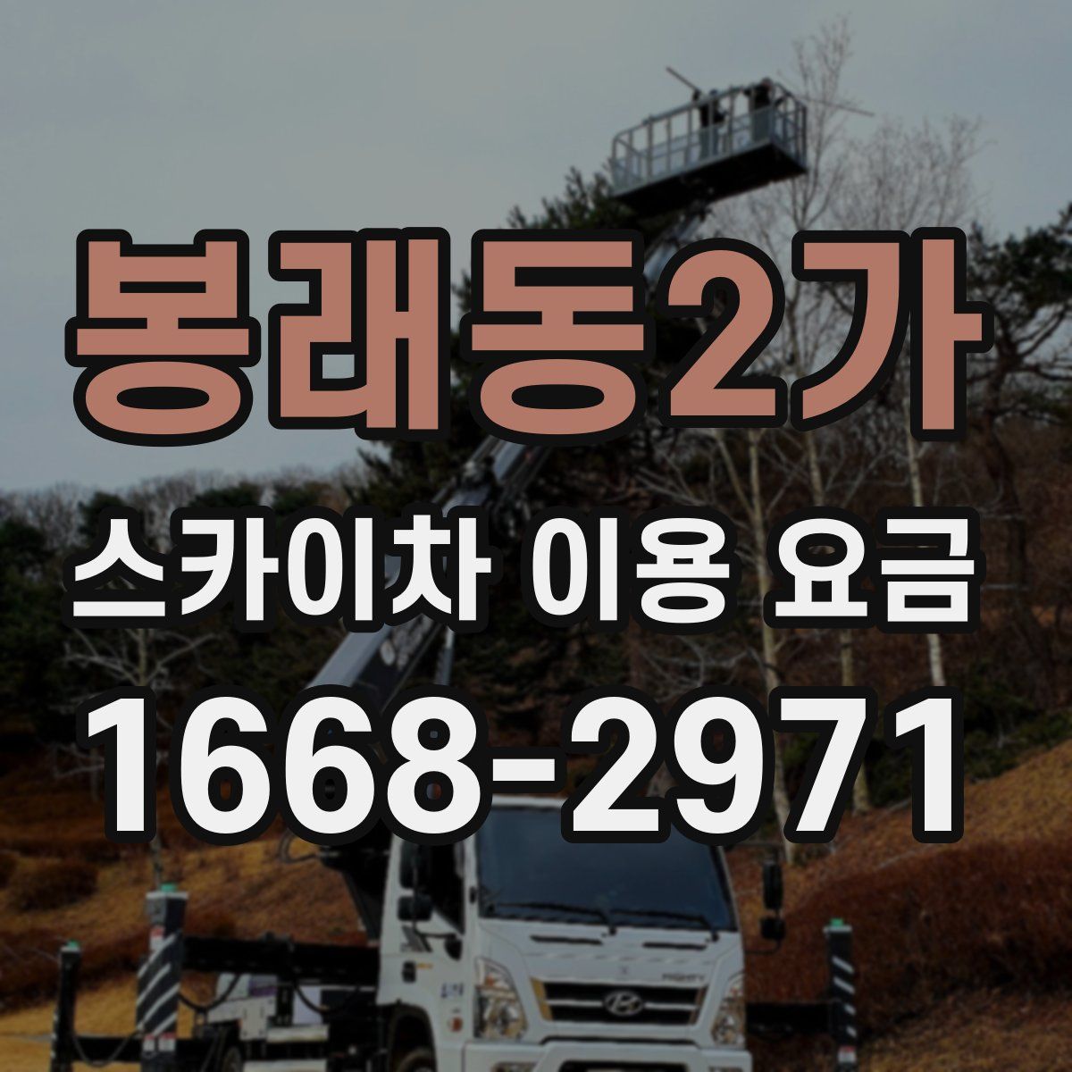 봉래동2가 스카이차 이용 요금