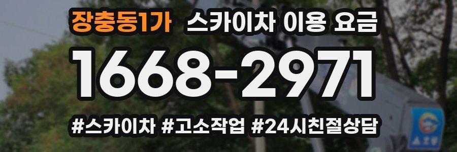 장충동1가 스카이차 이용 요금
