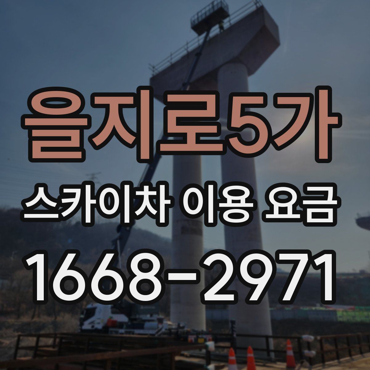 을지로5가 스카이차 이용 요금