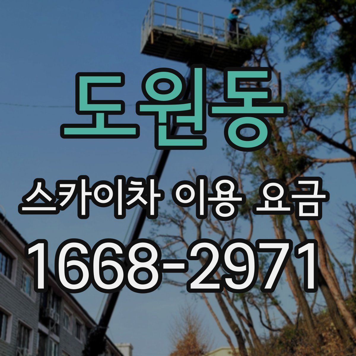 도원동 스카이차 이용 요금