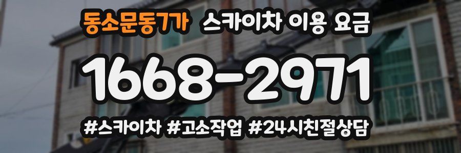 동소문동7가 스카이차 이용 요금
