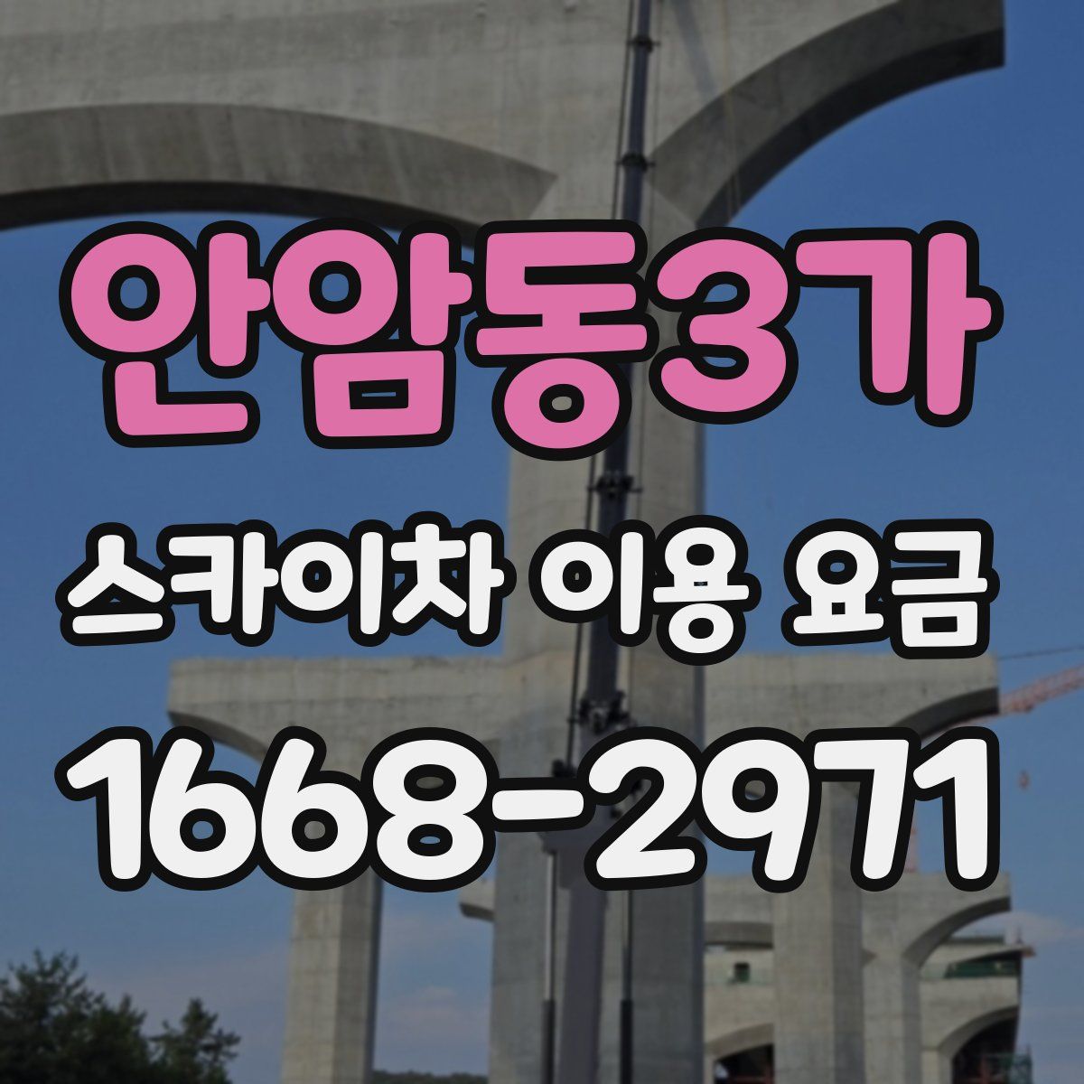 안암동3가 스카이차 이용 요금