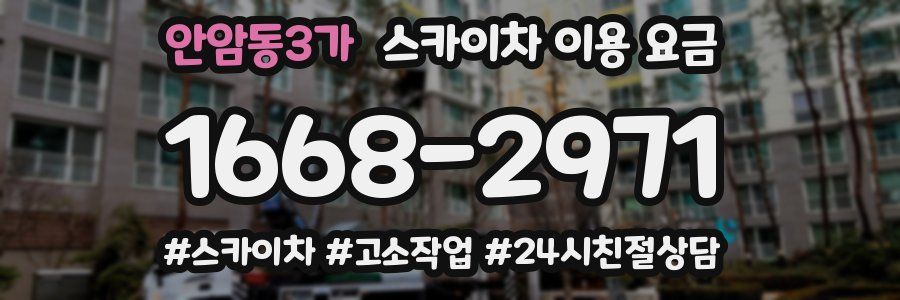 안암동3가 스카이차 이용 요금