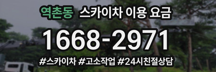 역촌동 스카이차 이용 요금