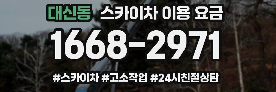대신동 스카이차 이용 요금