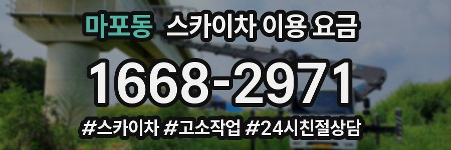 마포동 스카이차 이용 요금