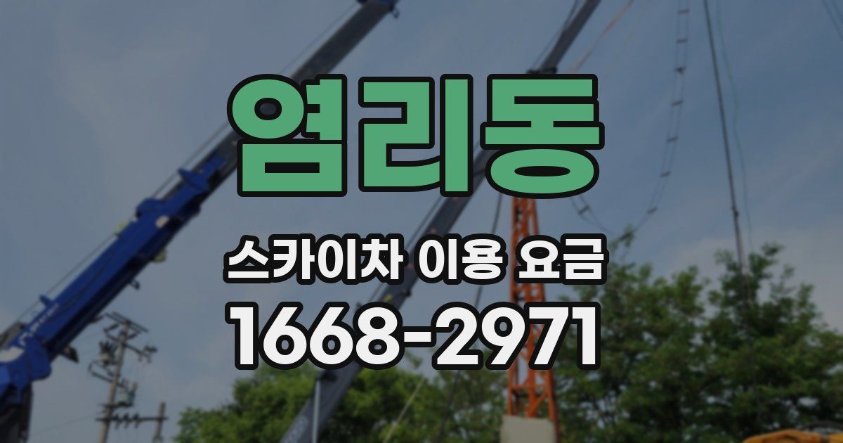 염리동 스카이차 이용 요금