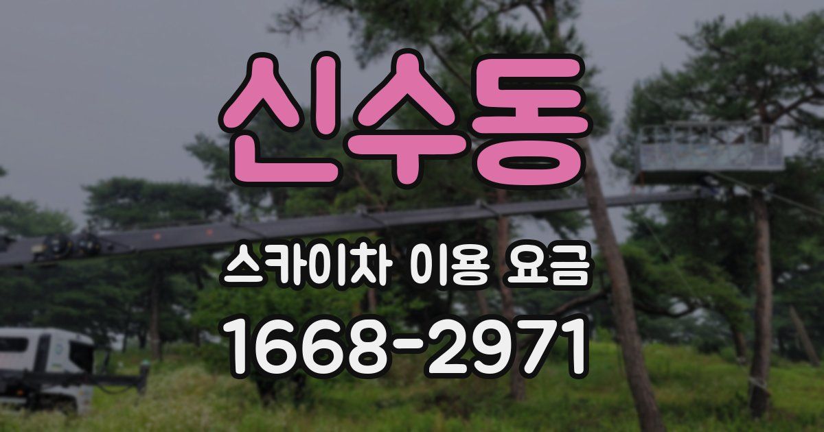 신수동 스카이차 이용 요금