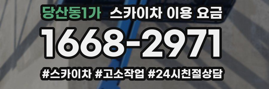 당산동1가 스카이차 이용 요금