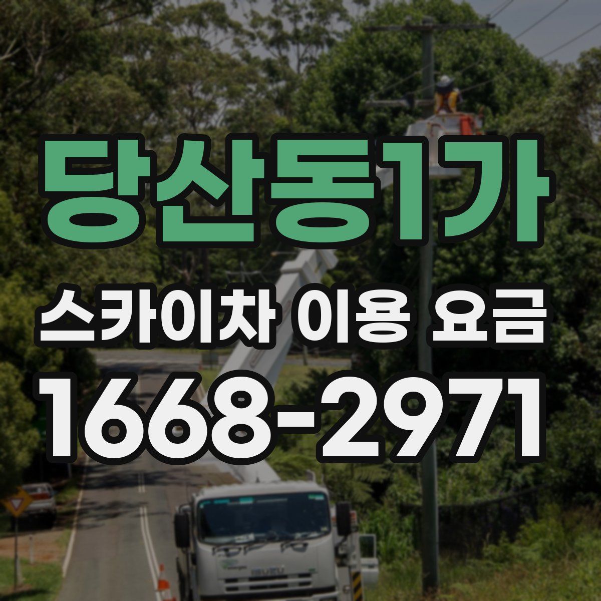 당산동1가 스카이차 이용 요금