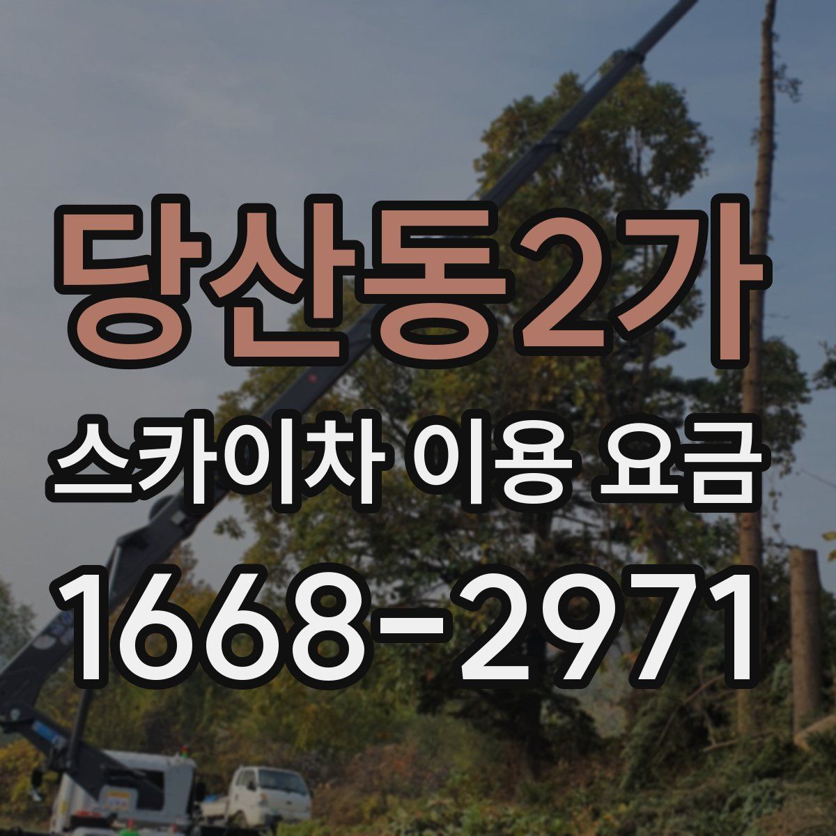 당산동2가 스카이차 이용 요금