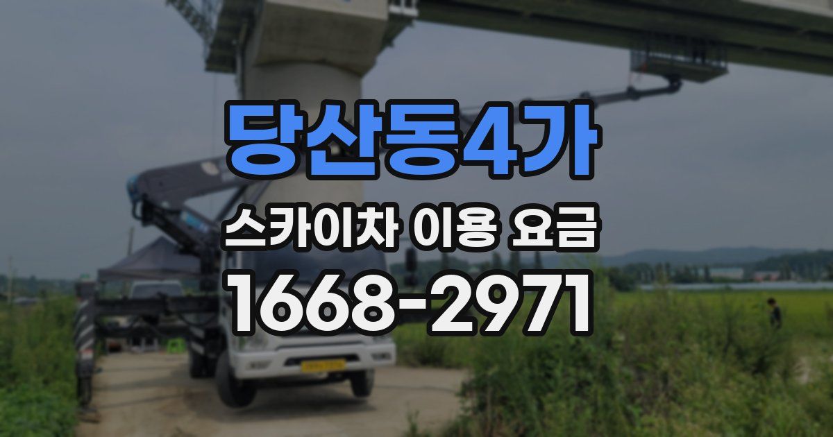 당산동4가 스카이차 이용 요금