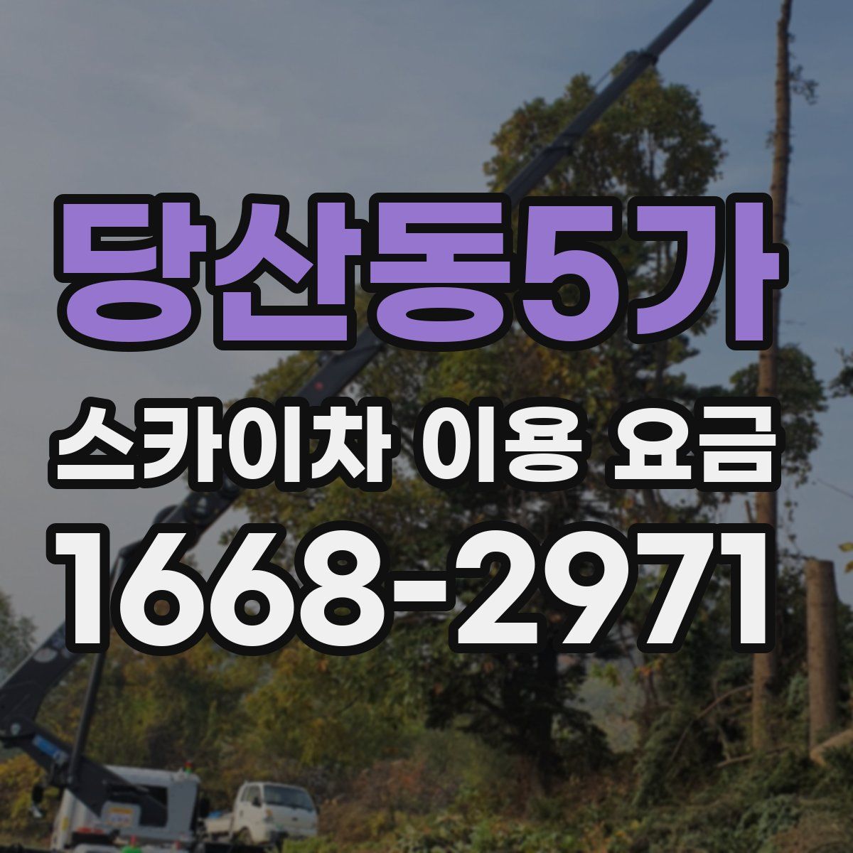 당산동5가 스카이차 이용 요금