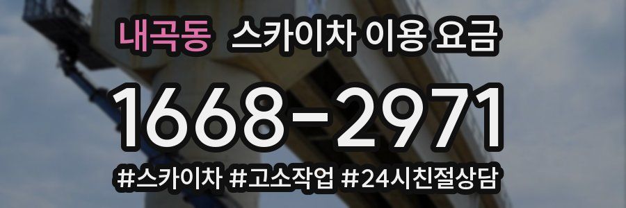 내곡동 스카이차 이용 요금