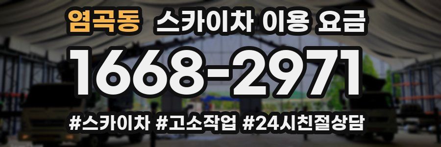 염곡동 스카이차 이용 요금