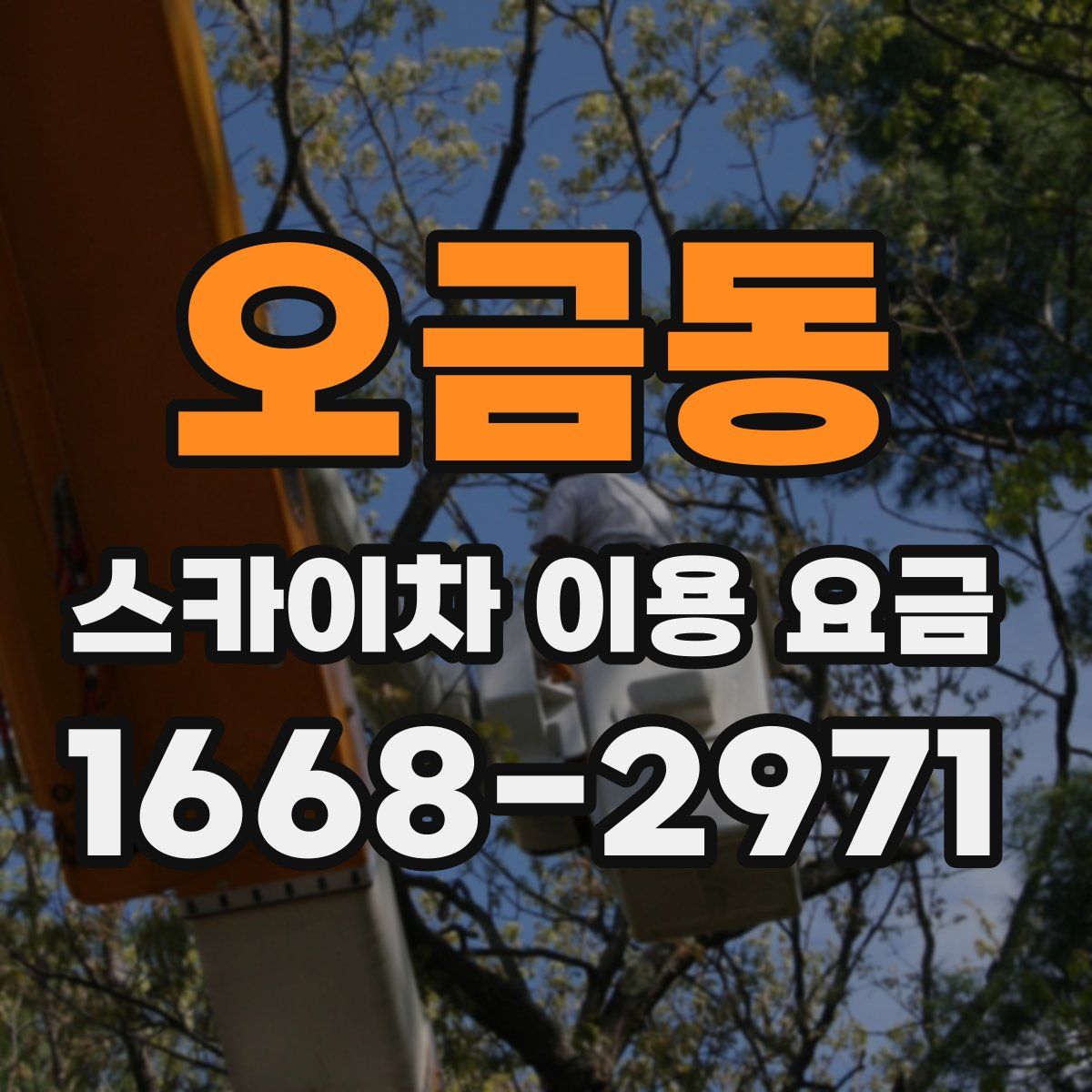 오금동 스카이차 이용 요금