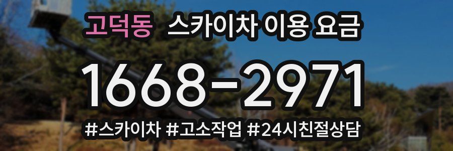 고덕동 스카이차 이용 요금