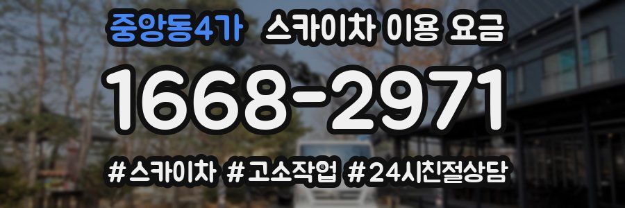 중앙동4가 스카이차 이용 요금