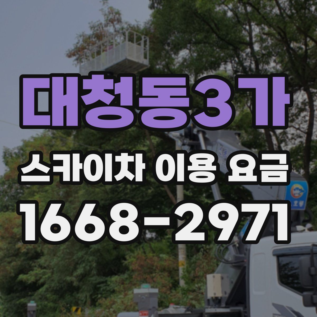 대청동3가 스카이차 이용 요금