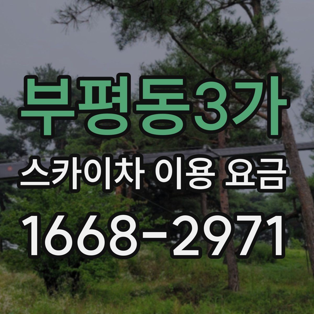 부평동3가 스카이차 이용 요금 안내를 이해하는 쉬운 방법