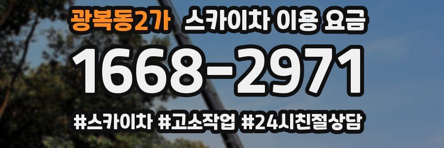 광복동2가 스카이차 이용 요금